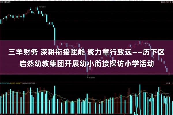 三羊财务 深耕衔接赋能 聚力童行致远——历下区启然幼教集团开展幼小衔接探访小学活动